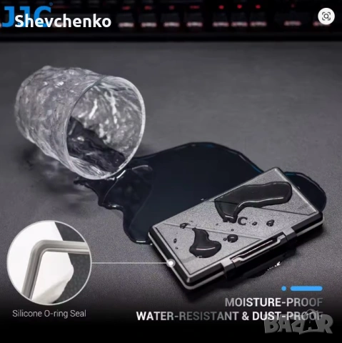 Калъф кутия за SD Card и MicroSD JJC влагоустойчив побира 12 СД Карти, снимка 4 - Калъфи, кейсове - 53180779