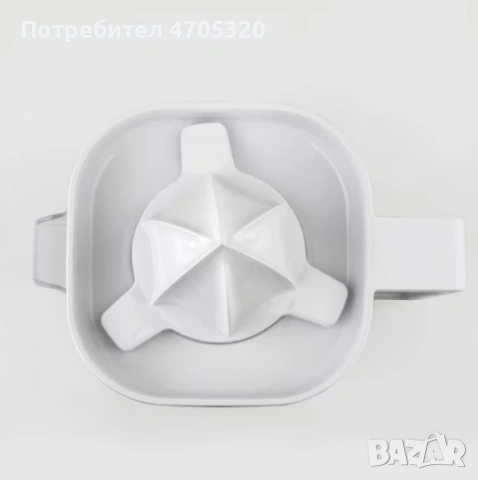 Цитрус преса Black&Decker BXCJ25E, 25W, 350 мл, бяла, снимка 4 - Сокоизстисквачки и цитрус преси - 53065898