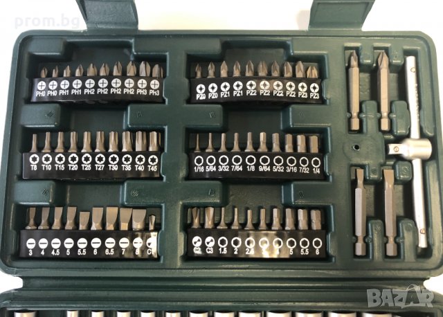 гедоре, комплект вложки, битове с тресчотка 130 ч, Mannesmann, Германия, снимка 6 - Гедорета - 30446721