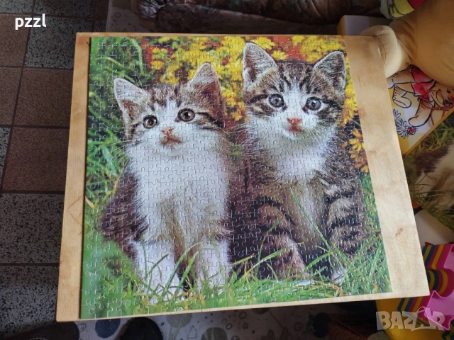 Пъзел "Kittens” Ravensburger 1975г. 500 части, снимка 2 - Пъзели - 53140076