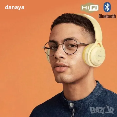 5592 Сгъваеми стерео блутут слушалки YO8 Macaron, снимка 8 - Bluetooth слушалки - 48555914