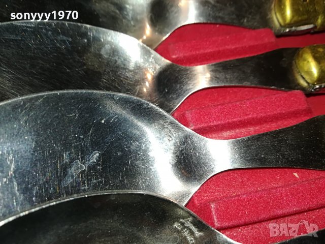 lou laguiole france-6бр лъжици от франция 0511221835, снимка 7 - Антикварни и старинни предмети - 38571186