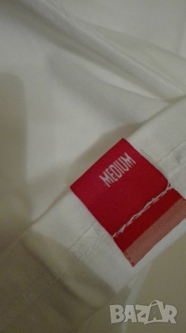 Бяла памучна тениска, снимка 5 - Тениски - 18206899