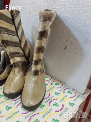 Много топли дамски ботуши 36/39 номер , снимка 4 - Дамски ботуши - 52452327