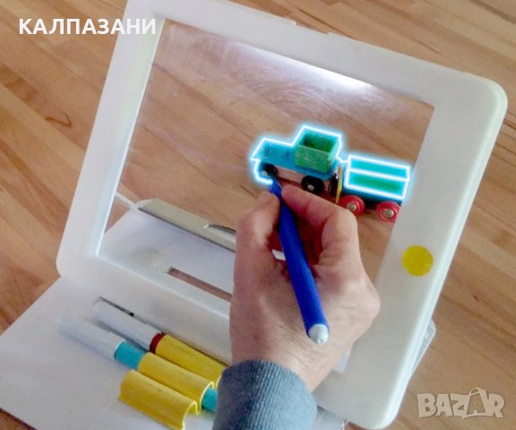 Светеща дъска за рисуване Premium Glow Pad 5105CO, снимка 3 - Рисуване и оцветяване - 36716141