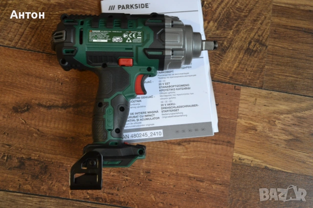Нов ударен гайковерт Parkside 20V, 400Nm, снимка 2 - Винтоверти - 53365649