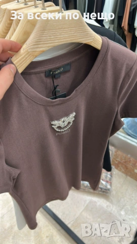 Pinko Дамска Тениска👚Дамска Блуза С Къс Ръкав Пинко - Различни Цветове Код E. Fashion-77, снимка 3 - Тениски - 53933651