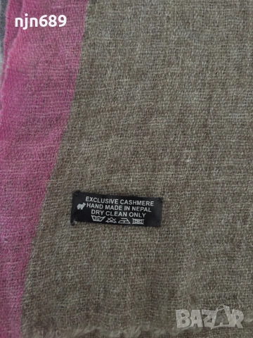 Шал от 100% кашмир, снимка 2 - Шалове - 53228534