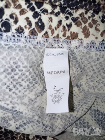 Medium M- Перфектни микрофибърни бикини  с висока талия в змийски принт , снимка 6 - Бельо - 40400905