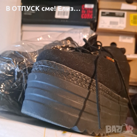Обувки високи.. на голяма висока платформа. Готик електро, снимка 3 - Дамски боти - 51773765