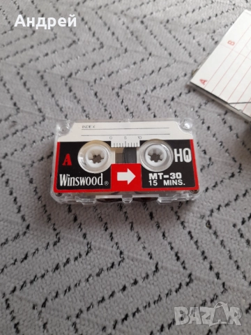 Стара микро касета Winswood, снимка 4 - Други ценни предмети - 52944918