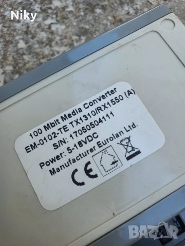Media Converter 100Mbit , снимка 2 - Мрежови адаптери - 51723484