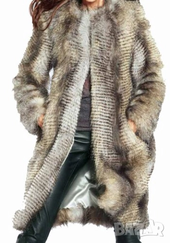 Луксозно ново дамско зимно дълго палто PATRIZIA DINI - Промоция, снимка 2 - Палта, манта - 52883080