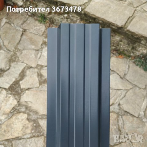 Метални профили (летви) GELESMETAL за ограда, Цвят Зелена мента, 600мм, снимка 12 - Огради и мрежи - 40038913