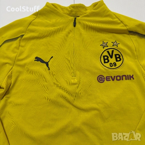 Детско Футболно Горнище Puma Borussia Dortmund BVB Размер 7-8 г, снимка 5 - Детски комплекти - 53925473