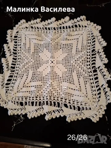 Плетива на една кука , снимка 7 - Покривки за маси - 49076782