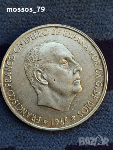 Сребърна монета 100 песети Испания , снимка 2 - Нумизматика и бонистика - 52919254