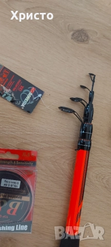Нова въдица с макара и влакно за 79лв ОБЩО, риболов, телескопична въдица, снимка 2 - Макари - 52488439
