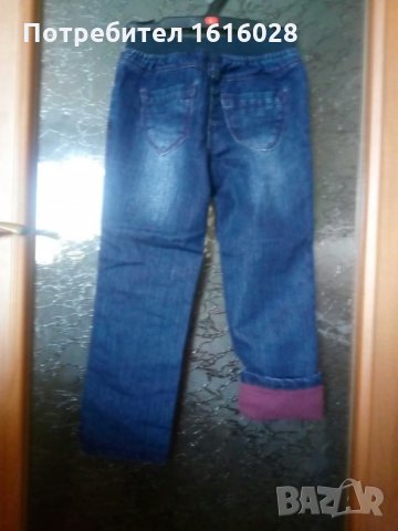 Нови детски дънки с подплата - Унисекс размер 110, снимка 5 - Детски панталони и дънки - 35527221