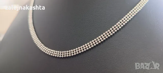 Сребърно Колие-8,75гр/925, снимка 4 - Колиета, медальони, синджири - 48098070