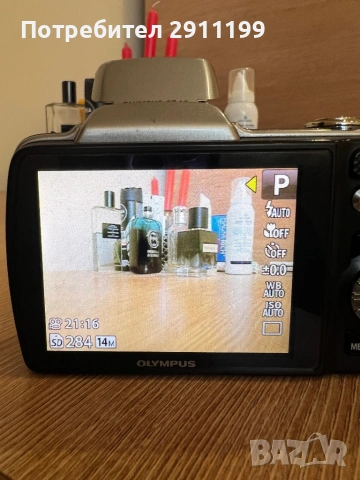 Фотоапарат Olympus 14 Mp с подаръци, снимка 5 - Фотоапарати - 54250882