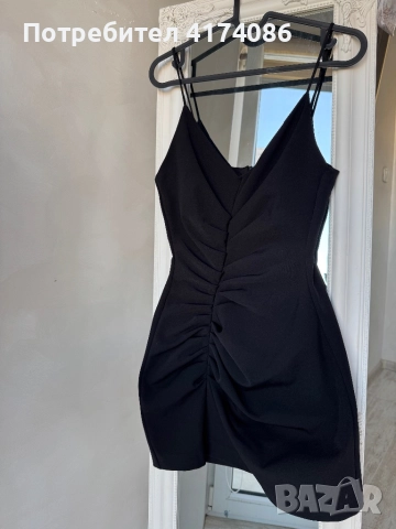 Черна рокля ZARA, снимка 1