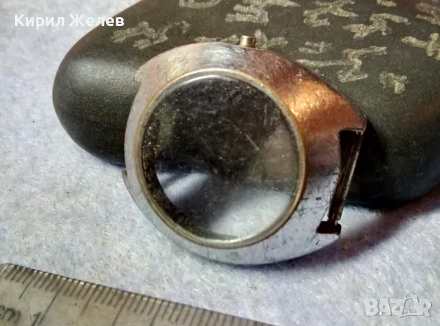 КАСА със СТЪКЛО от СТАР ВИНТИДЖ МОДЕЛ РУСКИ МЕХАНИЧЕН МЪЖКИ РЪЧЕН ЧАСОВНИК 49755, снимка 6 - Антикварни и старинни предмети - 48694437