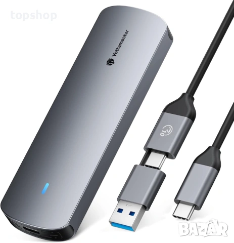 Нов Yottamaster M.2 NVMe & SATA SSD Enclosure – 10Gbps Висока Скорост!  ​