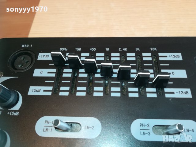 поръчан-hollywood mx-419 stereo preampli mixer 3001211439, снимка 3 - Ресийвъри, усилватели, смесителни пултове - 31611408
