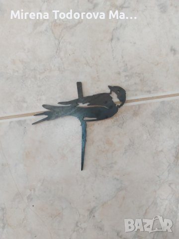 Mетален силует на птици oт стомана за градина, снимка 6 - Градински мебели, декорация  - 36617880