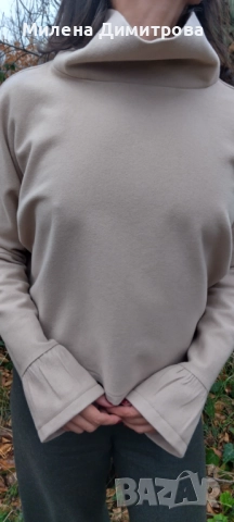 Вълнен пуловер ръчна изработка , снимка 6 - Блузи с дълъг ръкав и пуловери - 52156162