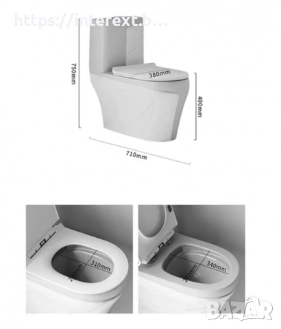Моноблок сив с елегантна черна линия, снимка 4 - Други - 52537578