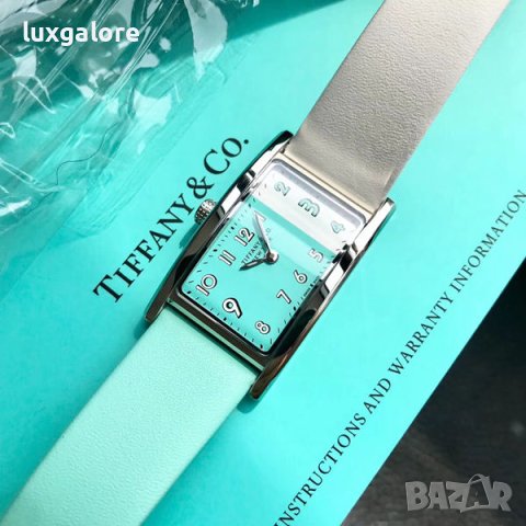 Дамски часовник TIFFANY&Co. East West Mini Light Blue с кварцов механизъм
