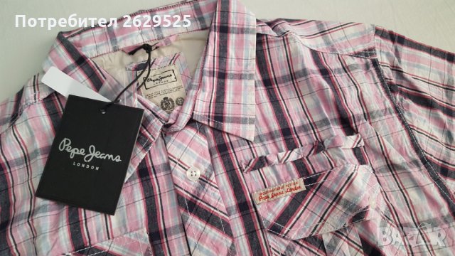 Нова и оригинална риза Pepe Jeans размер L, снимка 3 - Ризи - 30772851