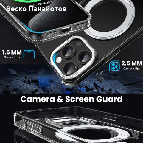 Магнитен калъф за iPhone 16 Pro Max Case Cover 2024 с Mag Safe Case, снимка 7 - Калъфи, кейсове - 49393075