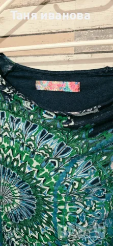 Desigual XL-дамска блуза (А-241), снимка 3 - Блузи с дълъг ръкав и пуловери - 56533496