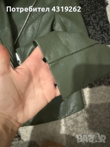 Дамско кожено яке H&M, снимка 6 - Якета - 50971703