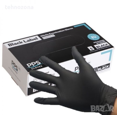 Еднократни ръкавици от нитрил черни PPS NITRILE BLACK PF, снимка 2 - Други - 39839579