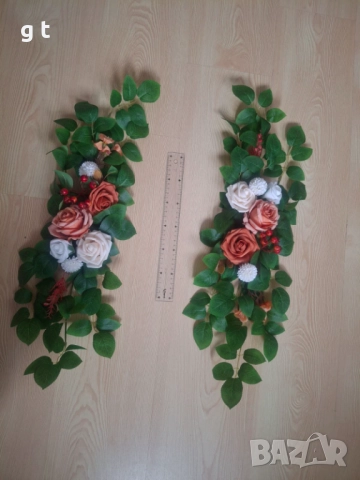 Украса, изкуствени цветя, сватба, юбилей, кръщене, снимка 5 - Изкуствени цветя - 52515334