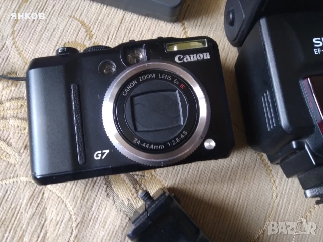 Предлагам  рядка оригинална  фото камера Canon G7., снимка 3 - Фотоапарати - 50574791