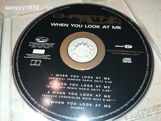 CHRISTINA MILIAN CD 1603242102, снимка 3 - CD дискове - 44797127