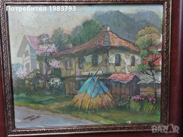 Картина на Симеон Кръстев., снимка 2 - Картини - 56442411