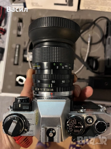 Olympus Om 10 ретро фотографски комплект, снимка 4 - Фотоапарати - 52797412