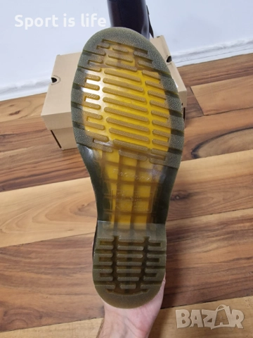 Dr. Martens Кубинки 1460 Burgundy Smooth, 42 EU, снимка 5 - Мъжки боти - 51974352