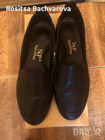 Черни обувки Sara Pen, 36 номер, снимка 6 - Дамски ежедневни обувки - 29692503