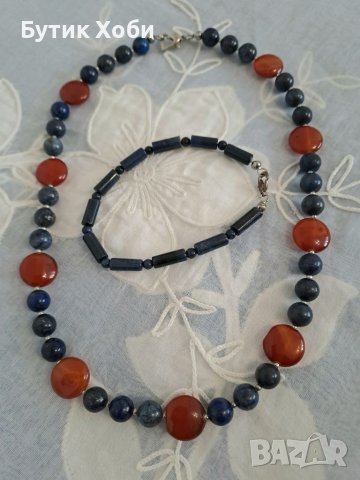 Комплект от естествени полускъпоценни камъни , снимка 8 - Антикварни и старинни предмети - 40331821