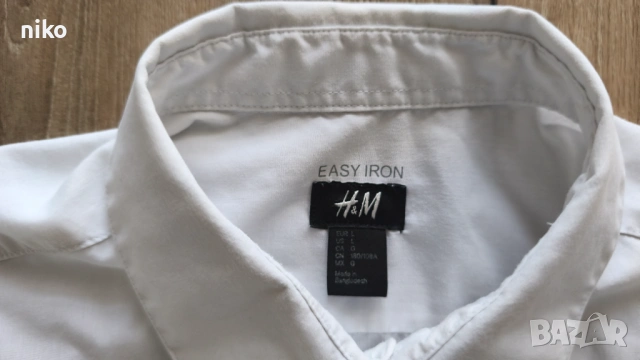 2 бр. мъжки ризи H&M, размер L, снимка 5 - Ризи - 54092577