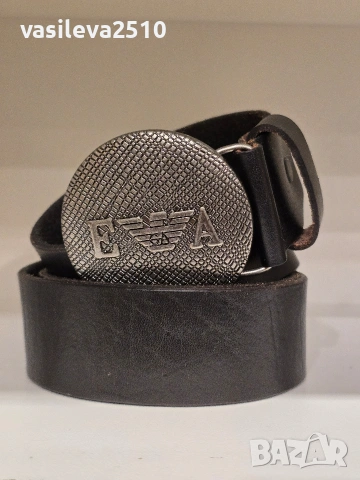 Giorgio Armani оригинален мъжки колан от естествена кожа , снимка 3 - Колани - 53891083