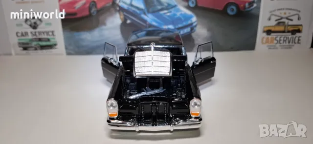 Mercedes 600 W100 1963 - мащаб 1:24 на Welly моделът е нов в кутия, снимка 7 - Колекции - 49871250