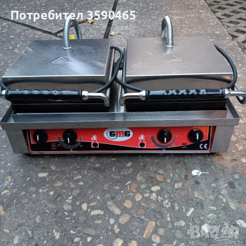 Двоен професионален гофретник